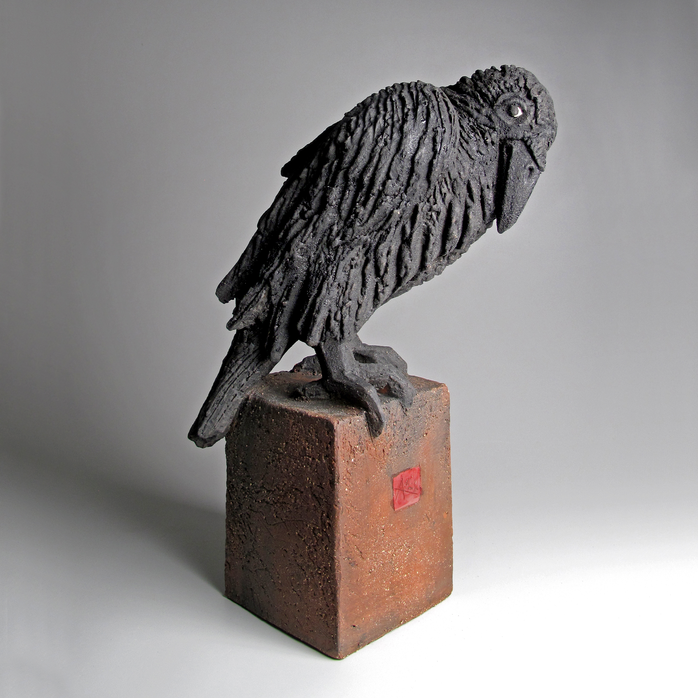 Rabe keramische Tierskultur Andreas Hinder Keramik