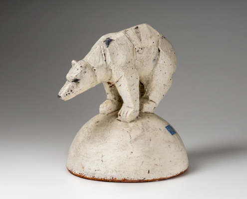 Eisbär keramische Skulptur Andreas Hinder Keramik