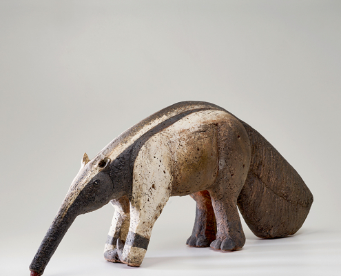 Ameisenbär keramische Skulptur Andreas Hinder Keramik